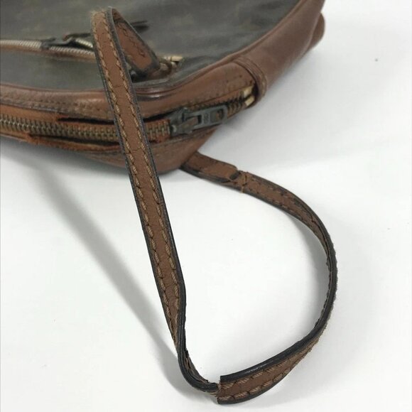 LOUIS VUITTON Monogram Saxophone Clutch bag with strap Brown - Picture 5 of 15